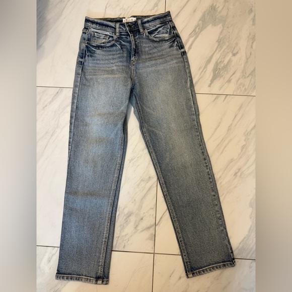 Cello Denim - Cello Women's Straight Leg Blue Jeans